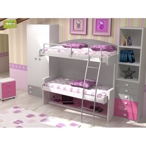 14-Dormitorios Juveniles con literas convertibles en Usera, Madrid