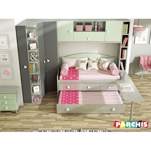 19- Muebles Juvenil con camas compactas | Comprar camas en Madrid