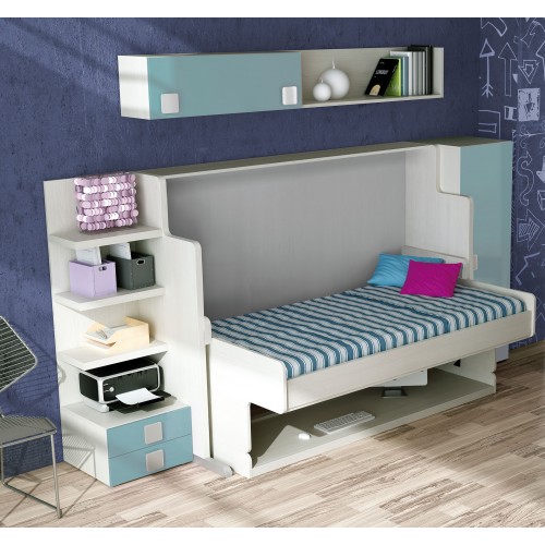 Dormitorios con Camas Abatibles Horizontales con Armarios