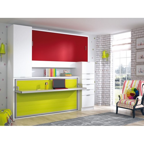 Dormitorio con literas escritorio María